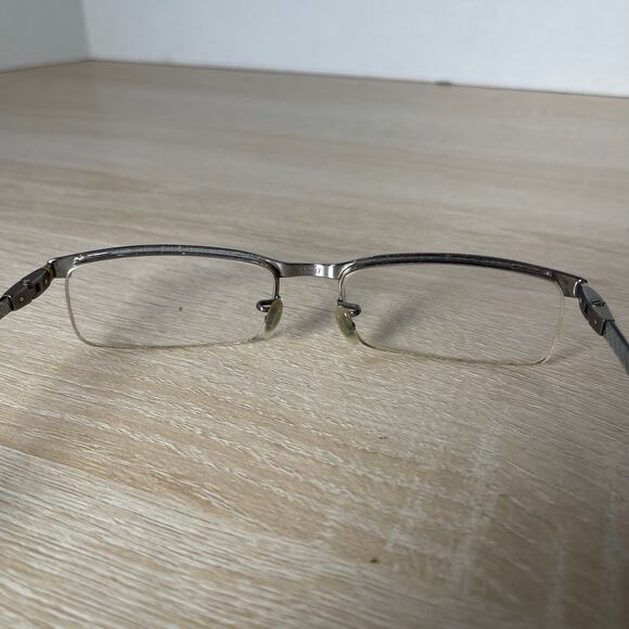 Ray-Ban RB8406 2502 Eyeglasses Carbon Fiber Silver PARTS Only 53-17-140 - Picture 6 of 11